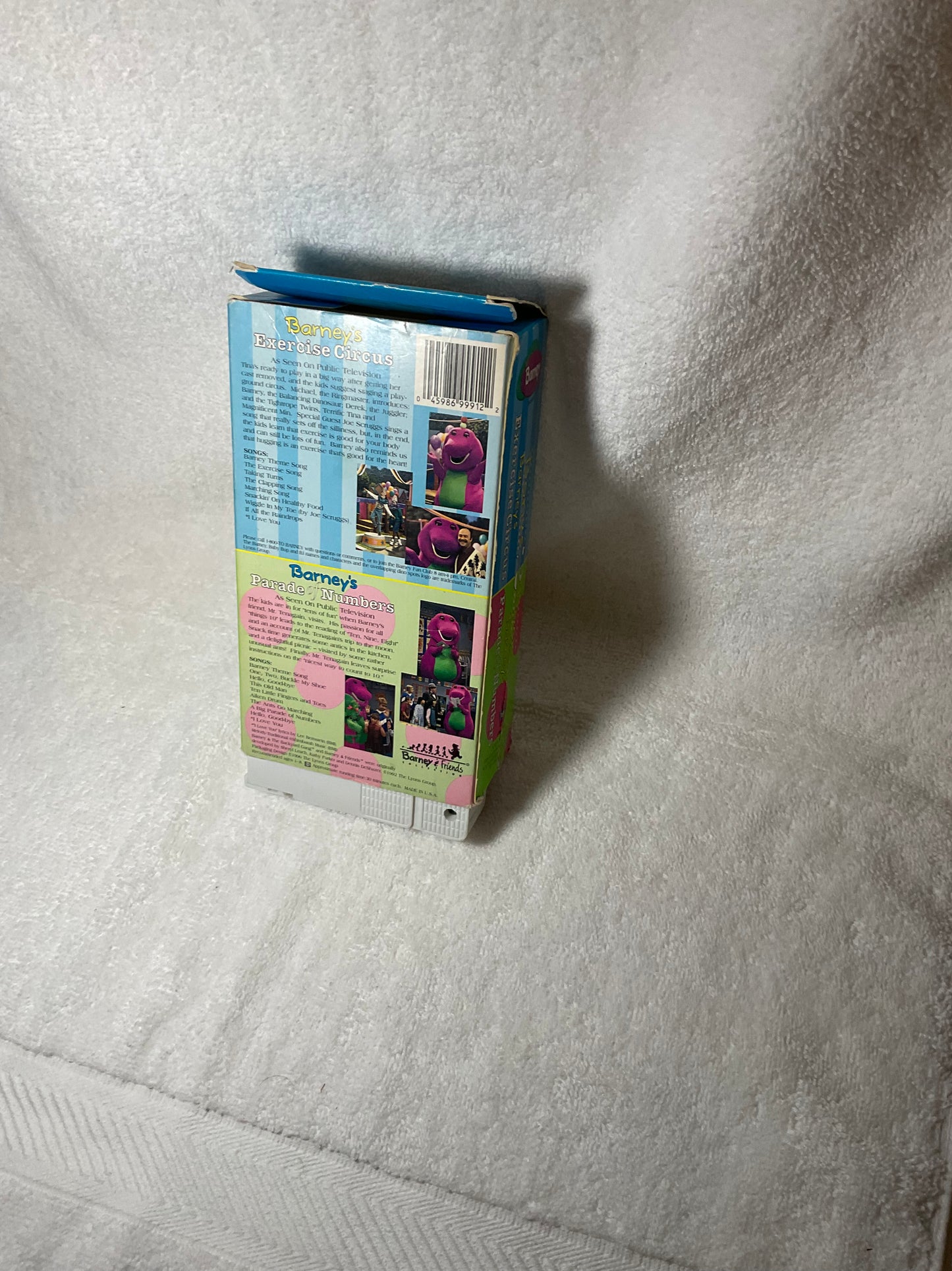 Counting Adventures with Barney: Vintage VHS Tape - Educational Fun!