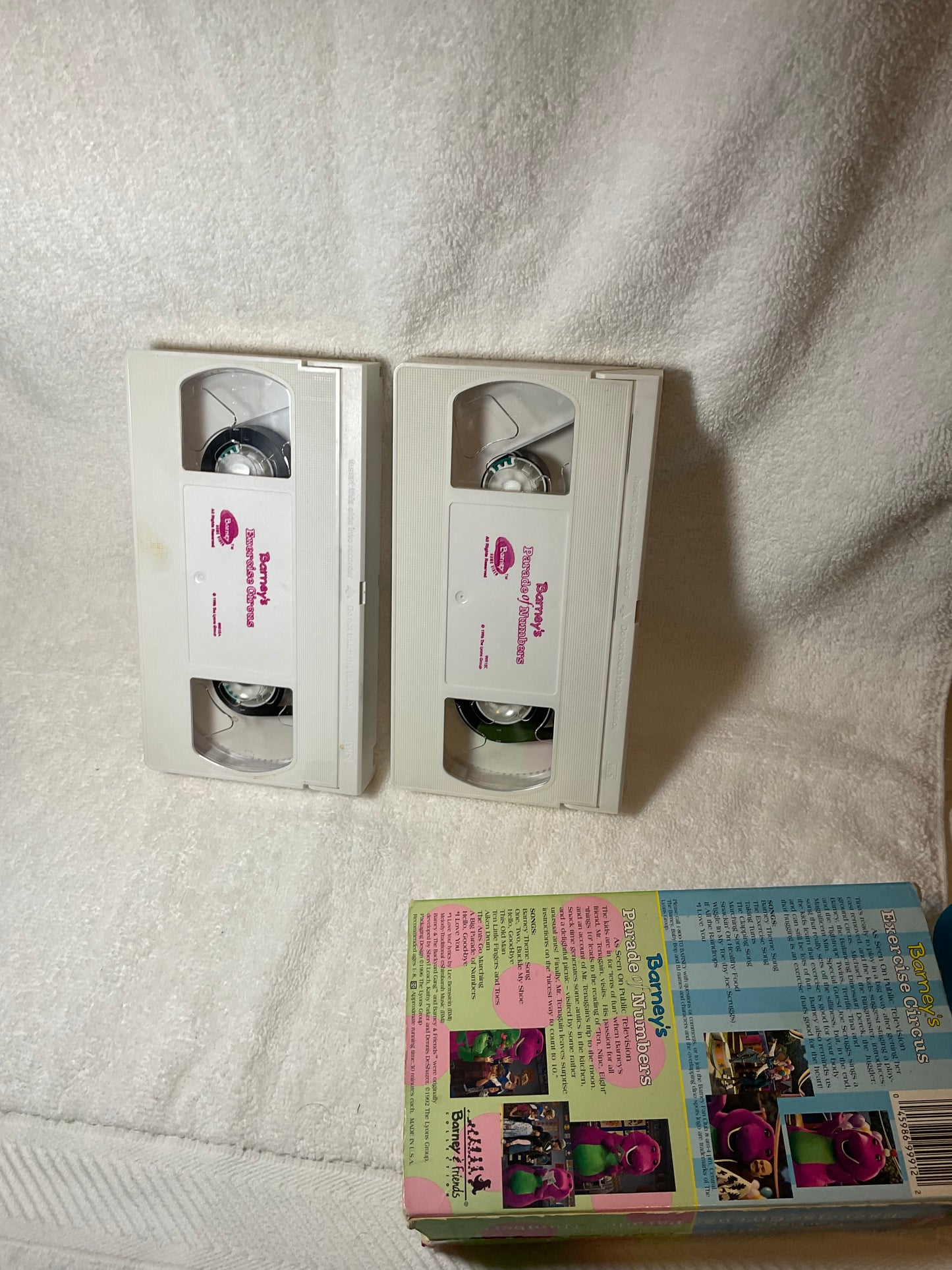 Counting Adventures with Barney: Vintage VHS Tape - Educational Fun!