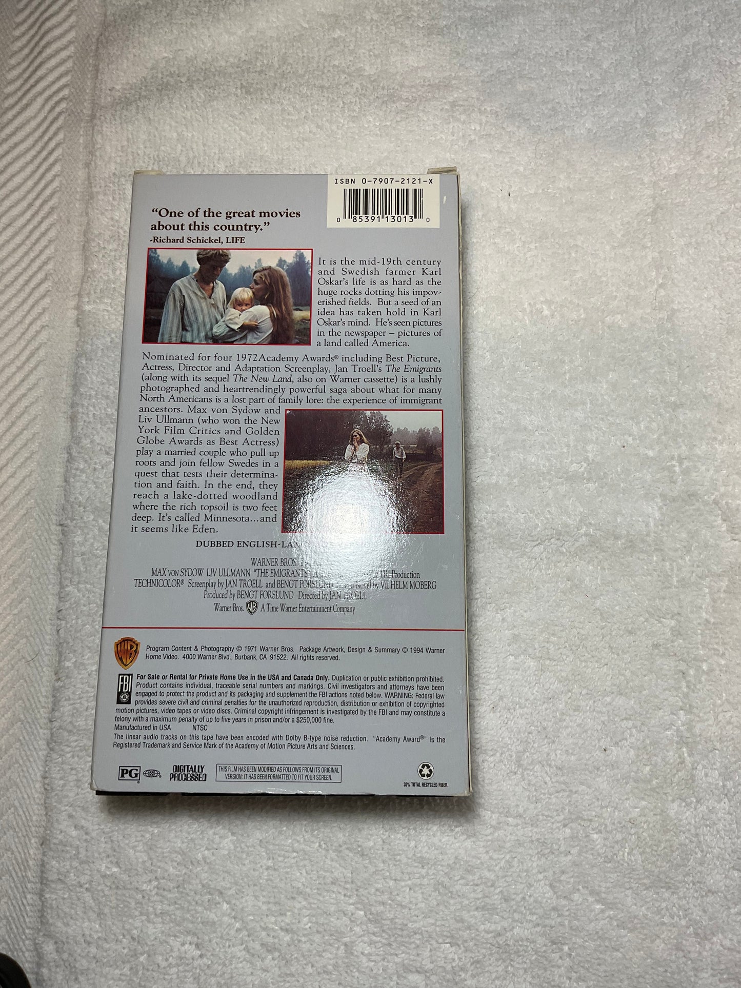 The Emigrants - Rare VHS Tape of Historical Drama