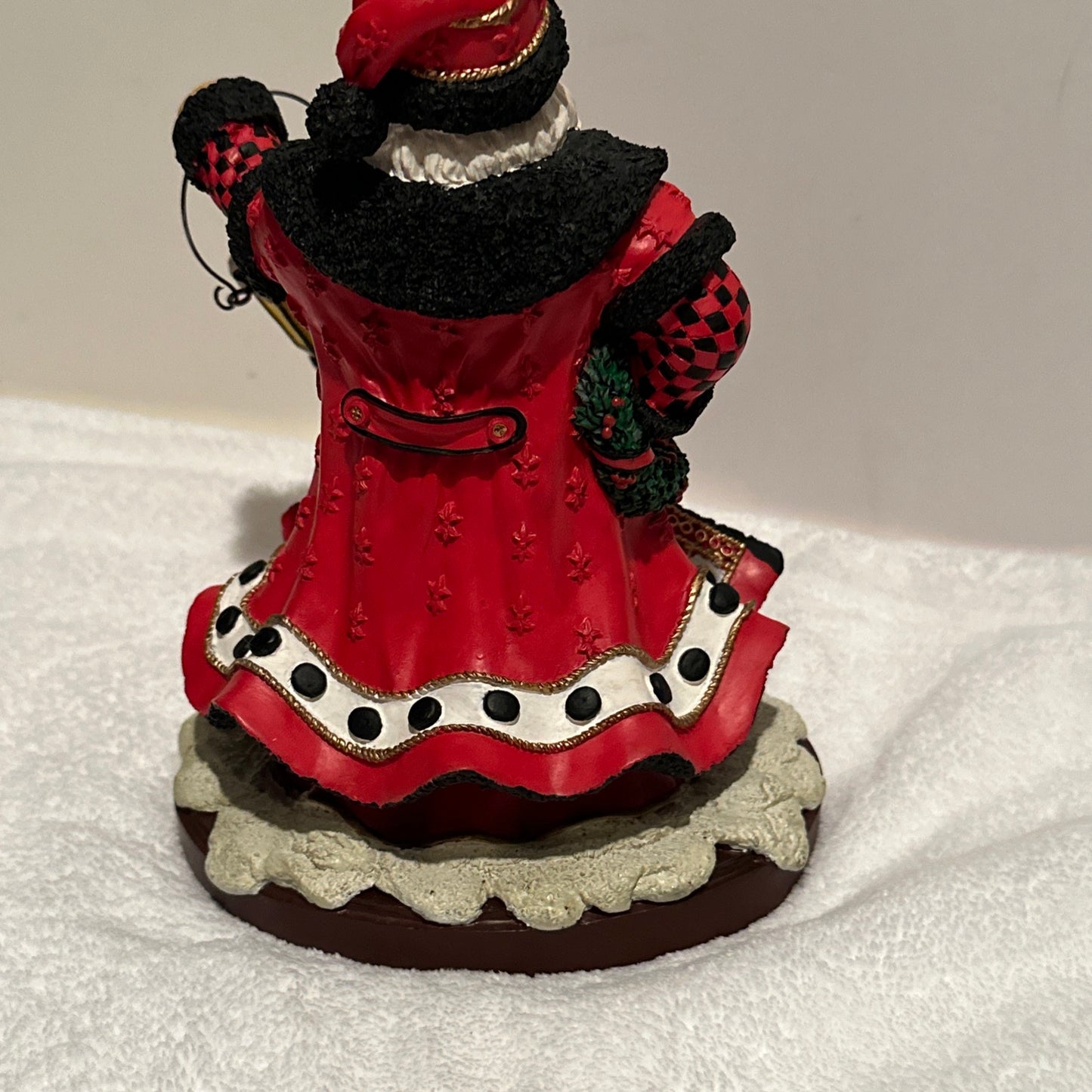 NJ Devils 4th Limited Series Memory Co. Figurine Old World Santa