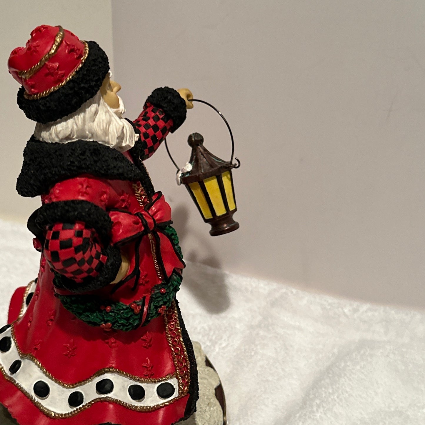 NJ Devils 4th Limited Series Memory Co. Figurine Old World Santa