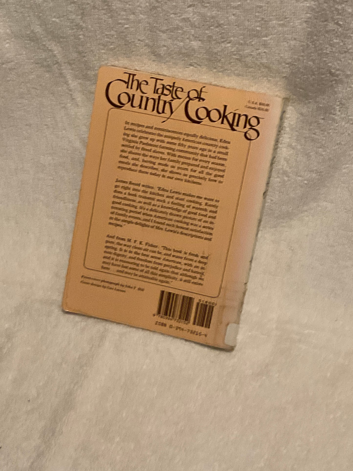 The Taste of Country Cooking: The 30th Anniversary Edition by Edna Lewis