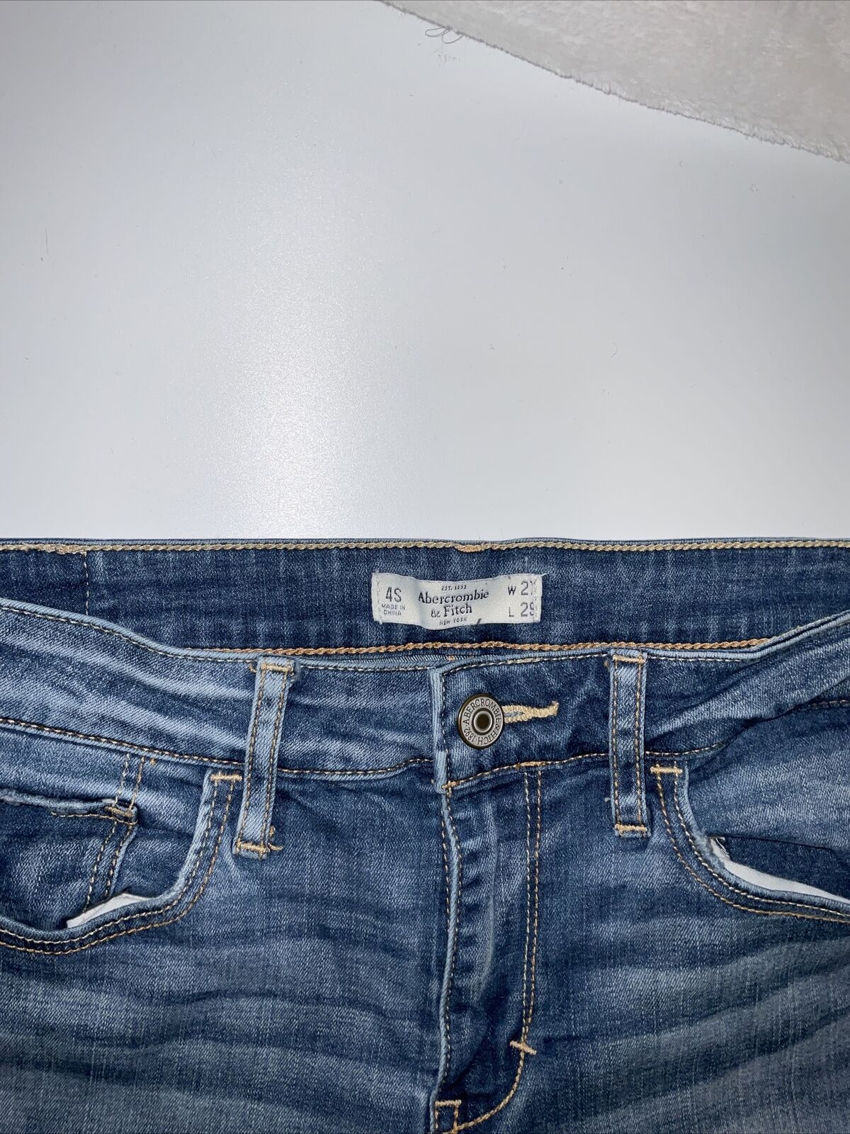Abercrombie Fitch Skinny Fit Blue Denim w 27 L29