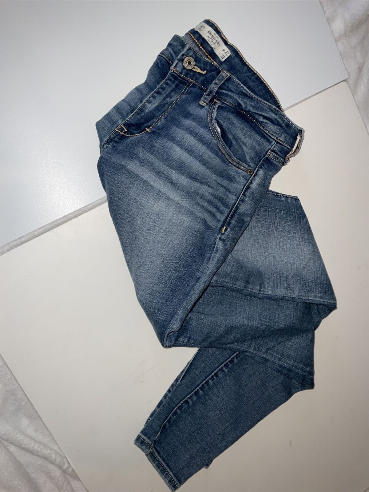 Abercrombie Fitch Skinny Fit Blue Denim w 27 L29