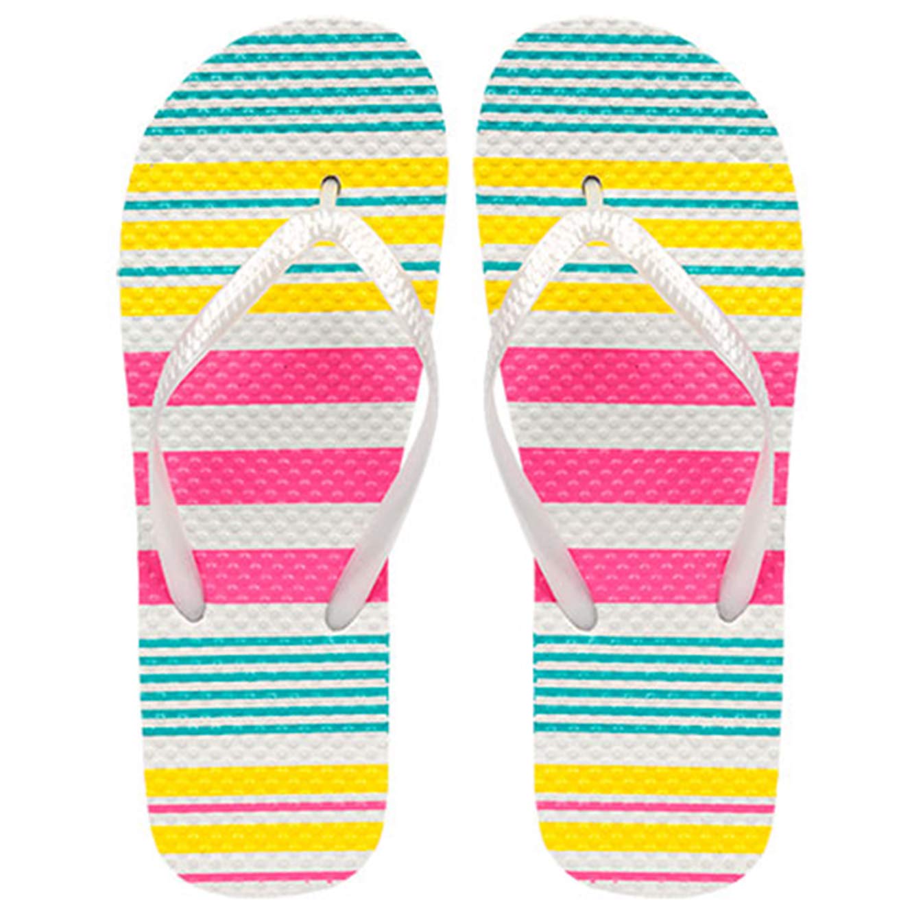 Ladies' Summertime Fashion Rubber Flip Flops