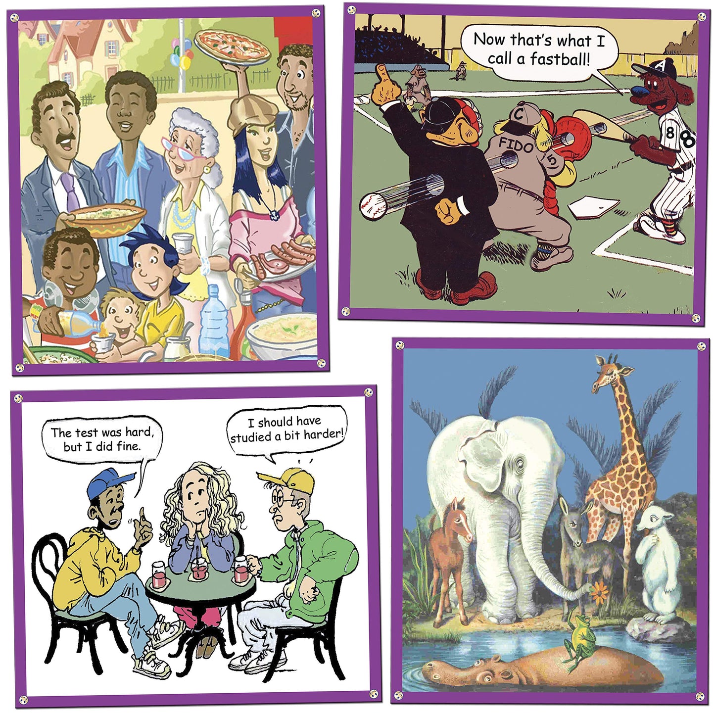 Stare Junior Board Game for Kids, A Game Where Players Recall What They See. Fun Images Engage The Observational Skills of The Entire Family! Ages 6-12 with Special Rules for Parents