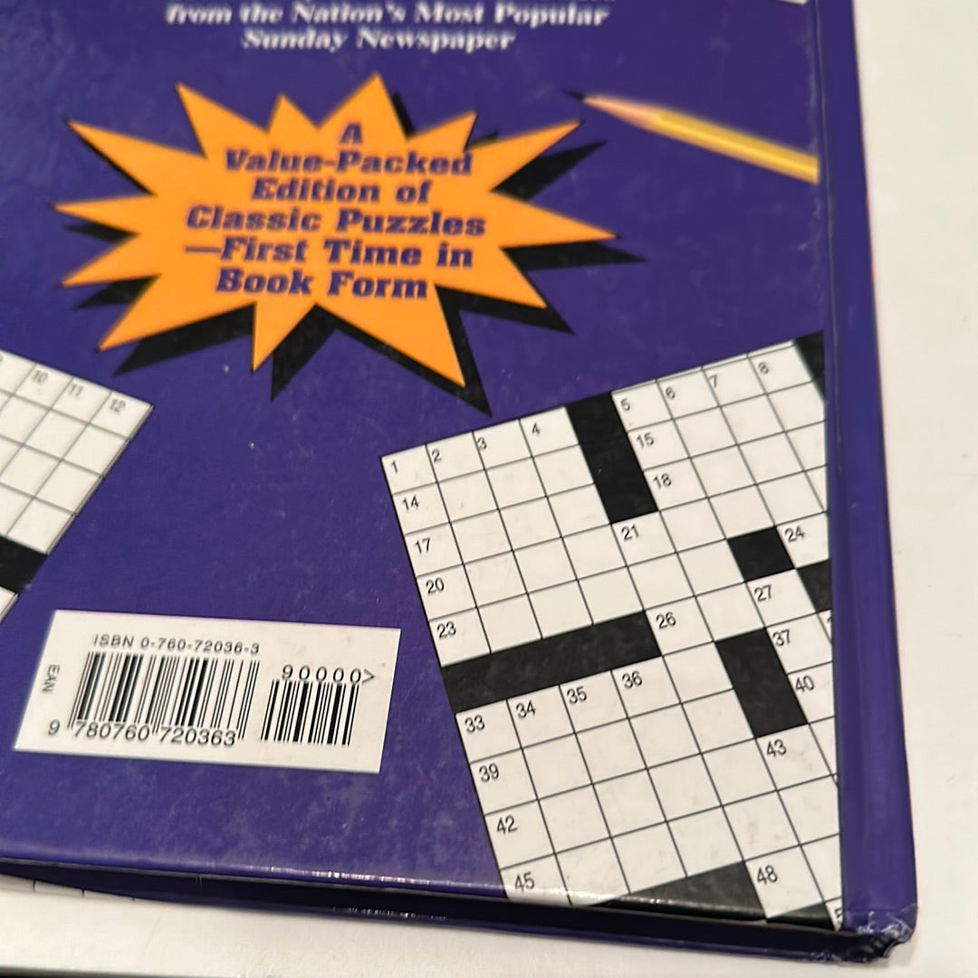 NYT crossword puzzle collection book cover showing classic crossword grid and puzzle edition details