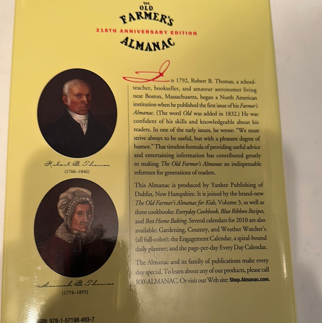The old farmers 2010 almanac