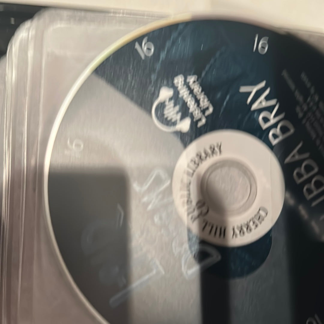 EveryMailBox Lair of Dreams audiobook CD in clear protective case with black and white design