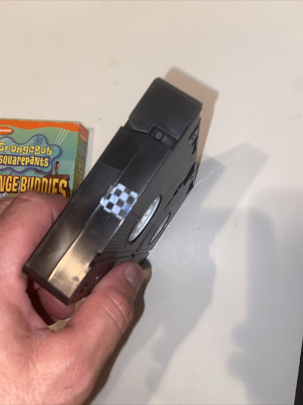 EveryMailBox Spongebob Sponge Buddies VHS 2002 tape with original sleeve visible