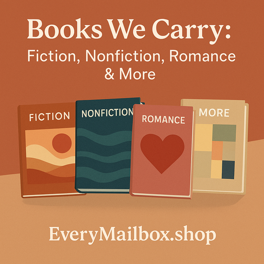 Books We Carry: Fiction, Nonfiction, Romance & More