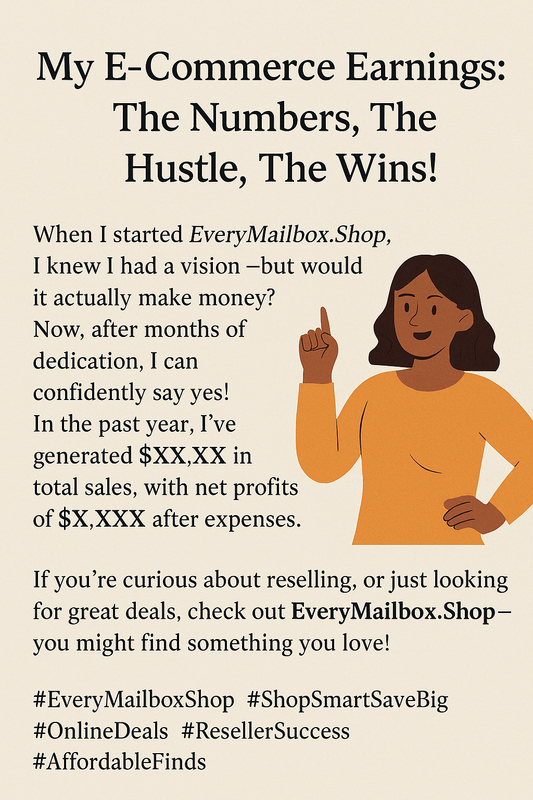 How I Built My Online Business: My Earnings Revealed"**   2. **"The Truth About E-Commerce Profits: My Year in Numbers