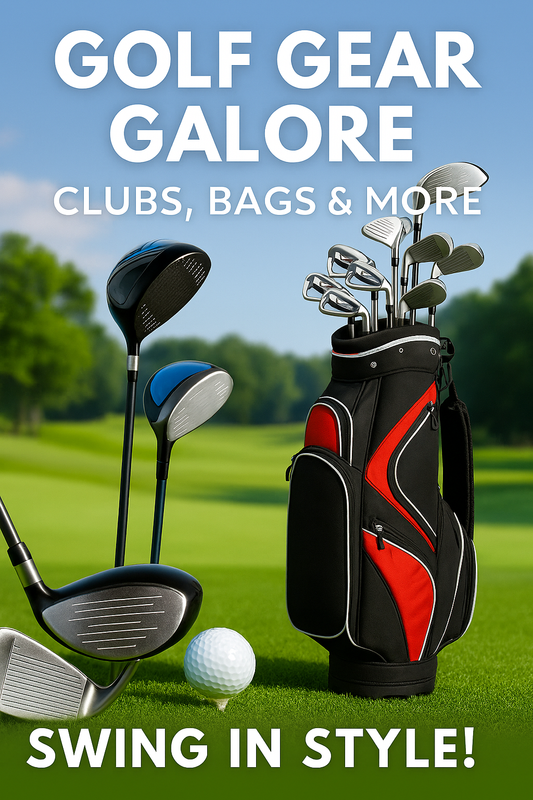 Golf Gear Galore: Clubs, Bags & More—Swing in Style!