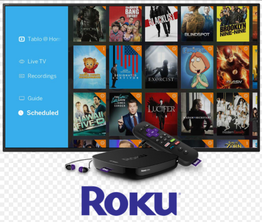 Roku apple amazon tablo cut the cord