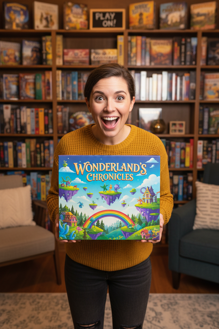 Model with Board Game