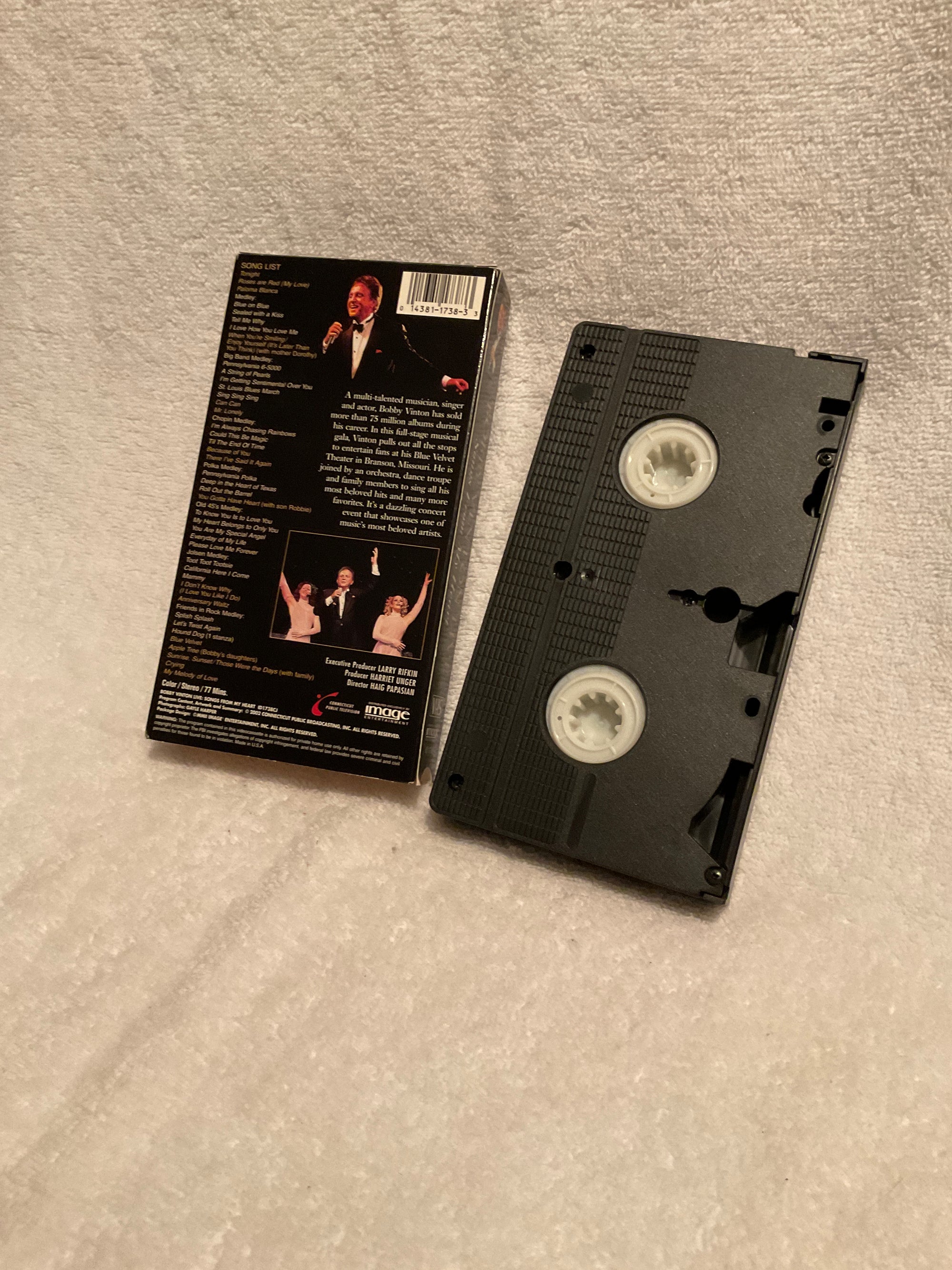 Bobby Vinton VHS tape, “Songs From My Heart