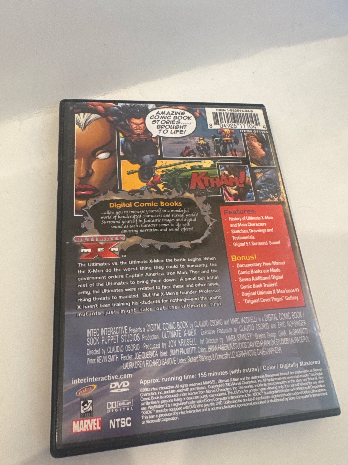 Ultimate X‑Men Digital Comic DVD – Double Issue Edition
