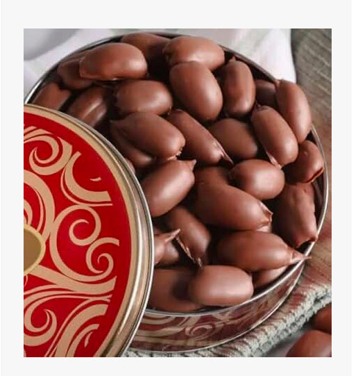 Gourmet Chocolate-Covered Pecans in Decorative Tin - Perfect Gift