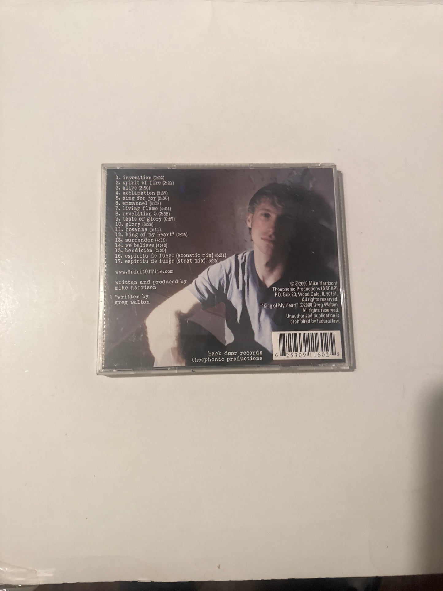 Greg Walton – Spirit of Fire (Autographed CD)