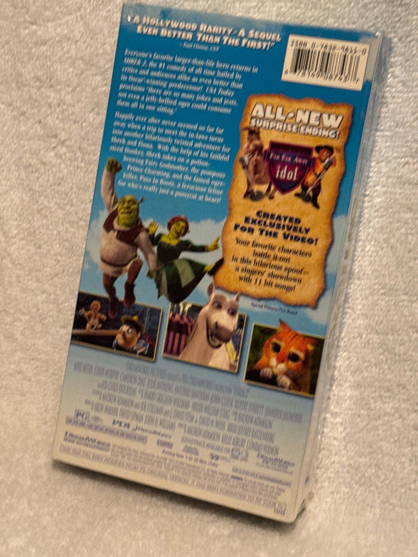 Brand New Sealed Shrek 2 VHS - DreamWorks Animated Classic