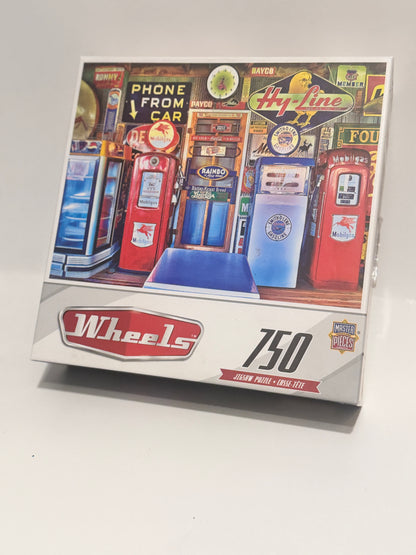 Master piece wheels Vintage Gas Station Puzzle