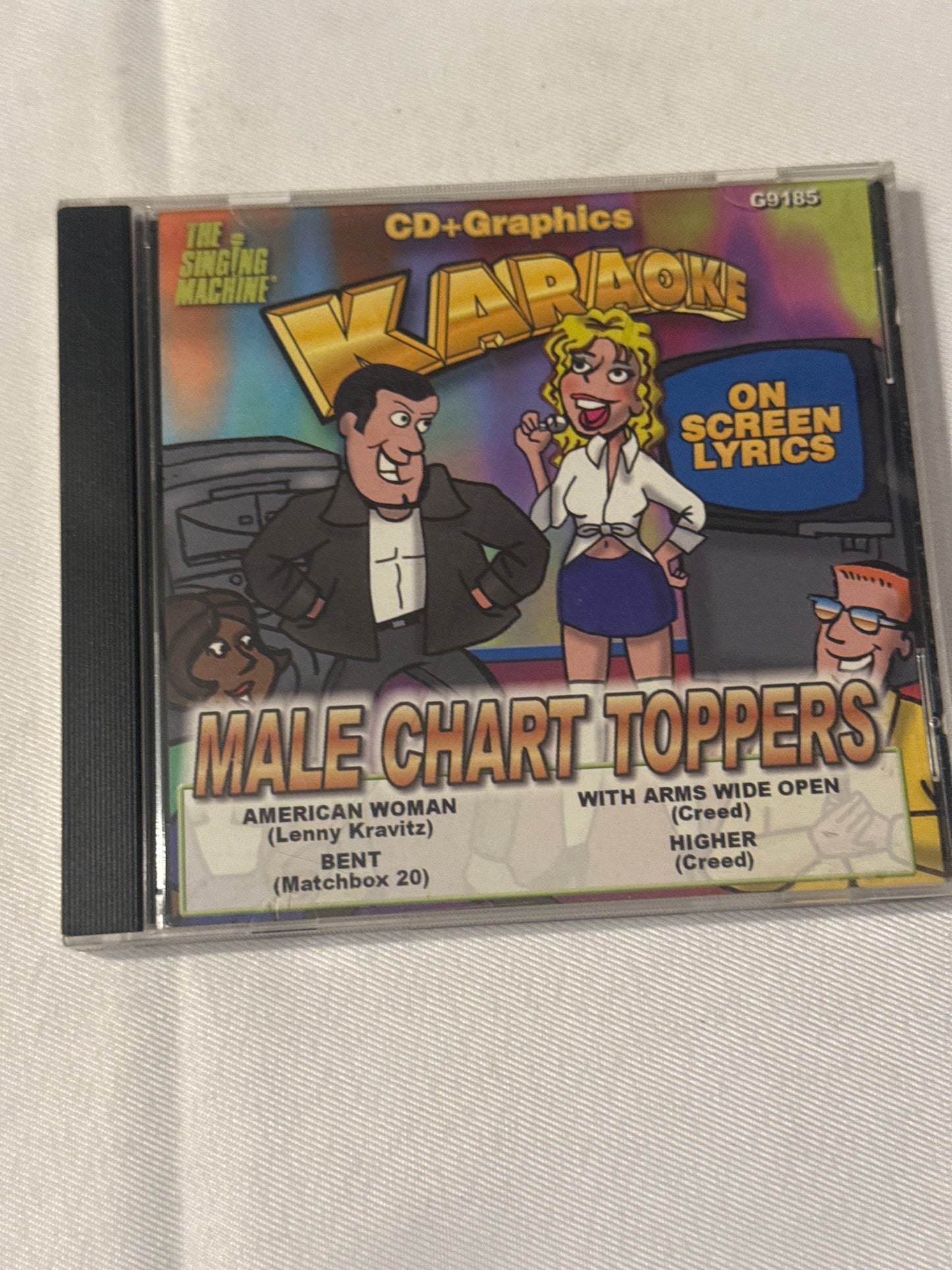 Karaoke, male chart toppers