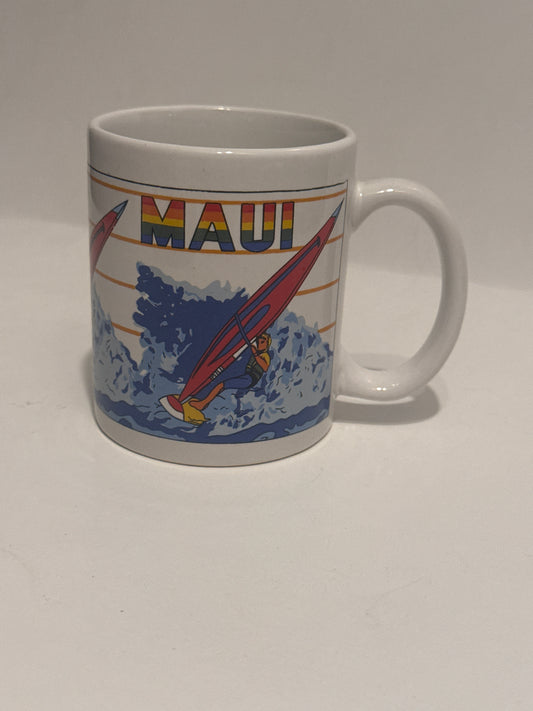 Maui Glass Mug – Hawaii Souvenir, Tropical Beach Gift, Island Decor
