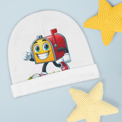 Cute Cartoon Mailbox Baby Beanie | Fun & Playful Winter Hat for Infants