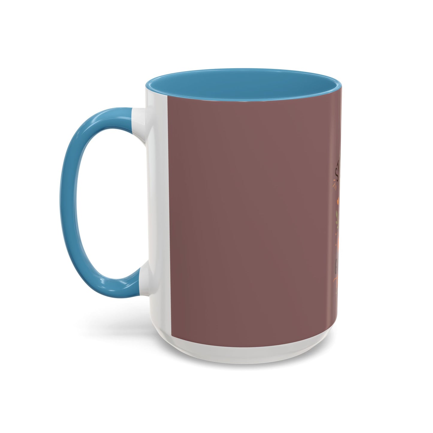Stay Positive Fox Coffee Mug – 'Good Things Take Time' Inspirational Accent Mug