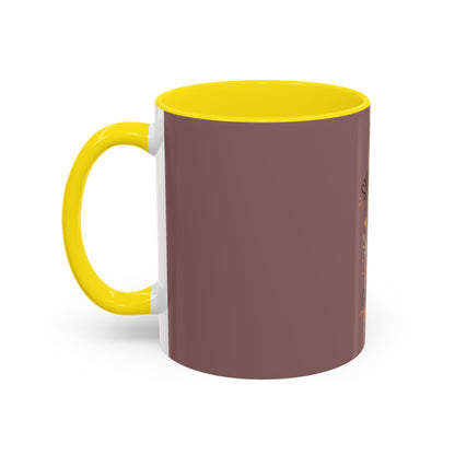 Stay Positive Fox Coffee Mug – 'Good Things Take Time' Inspirational Accent Mug