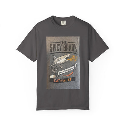 Spicy Shark Unisex T-Shirt | Relaxed Fit, Beachwear & BBQ Gift Idea