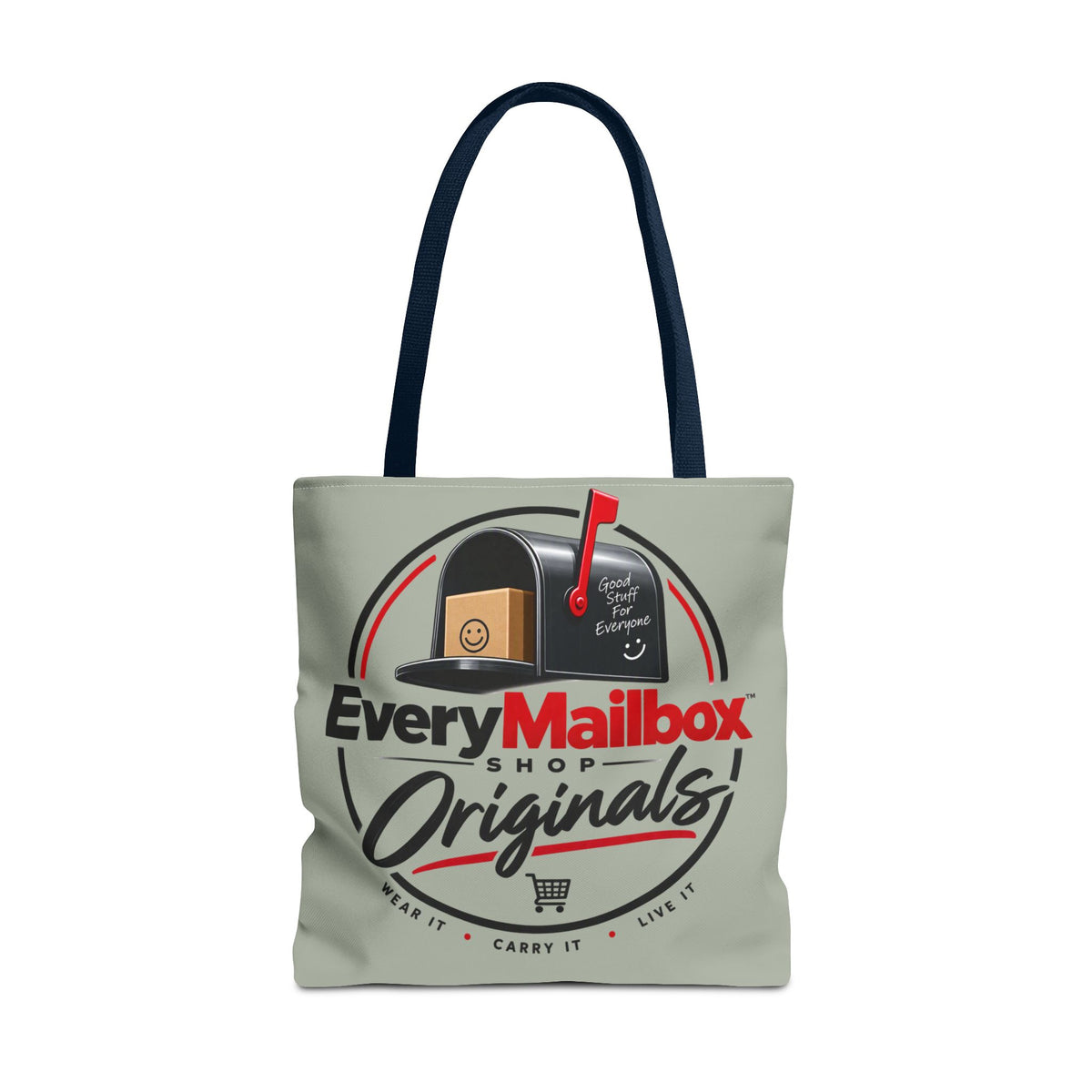 EveryMailbox Originals Logo Tote Bag – Mail Carrier & Delivery Enthusiast Canvas Tote