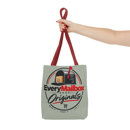 EveryMailbox Originals Logo Tote Bag – Mail Carrier & Delivery Enthusiast Canvas Tote