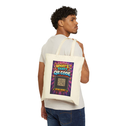 Canvas Tote Bag – Colorful Straps | Everyday Use