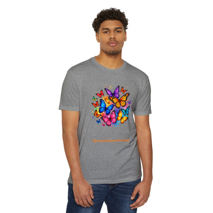 Butterfly Shirt - Spread Good Vibes - Colorful Nature Design - Positive Vibes
