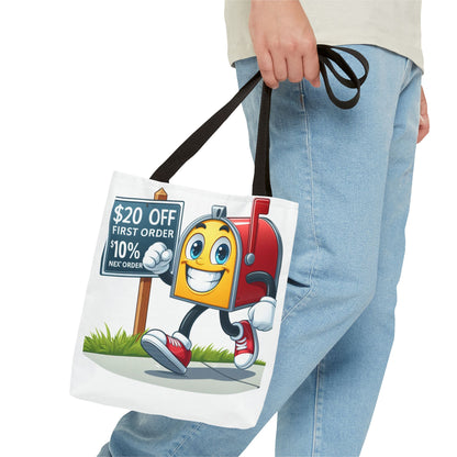 Smiling Mailbox Tote Bag