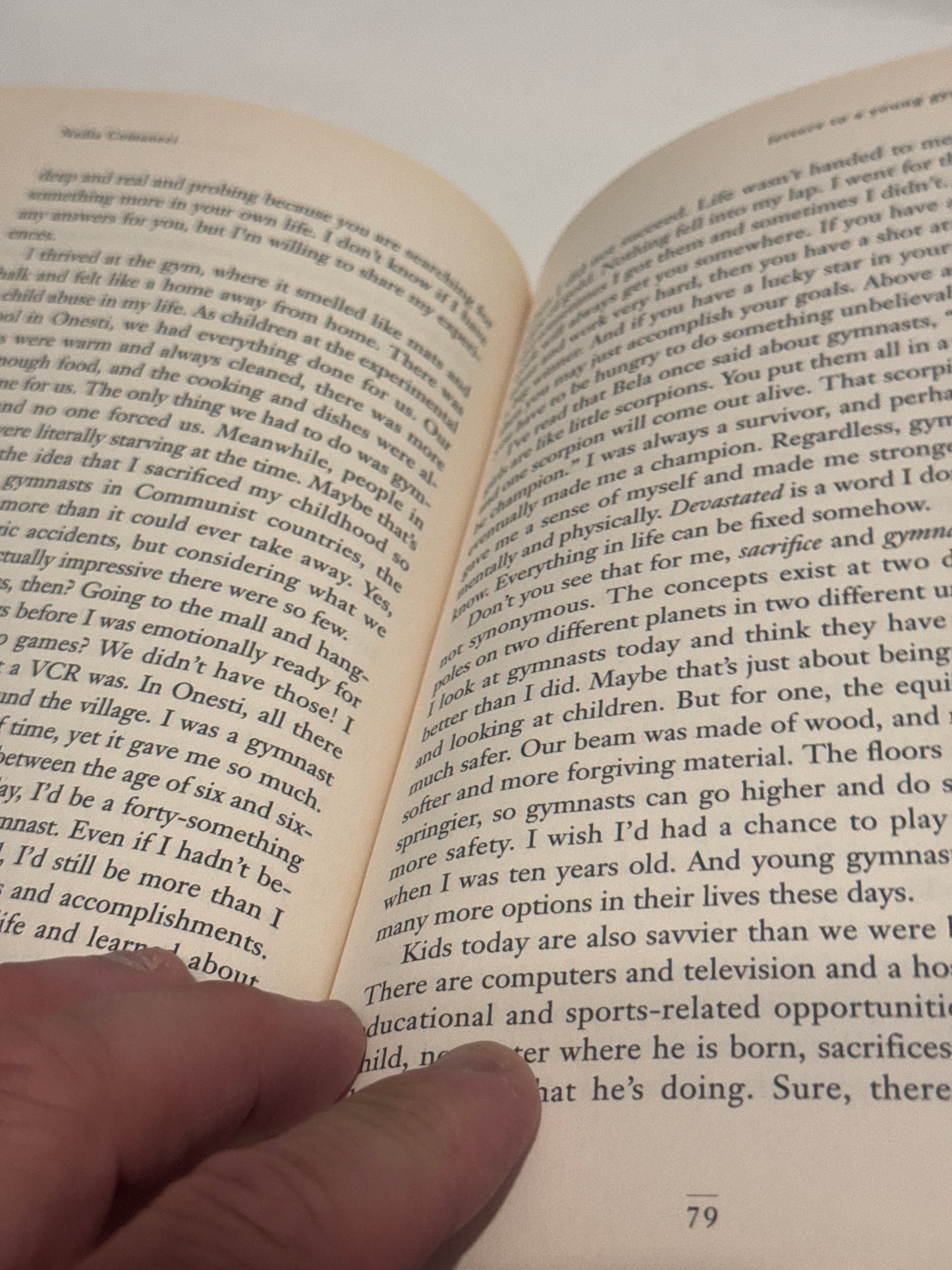Letters to a Young Gymnast by Nadia Comaneci