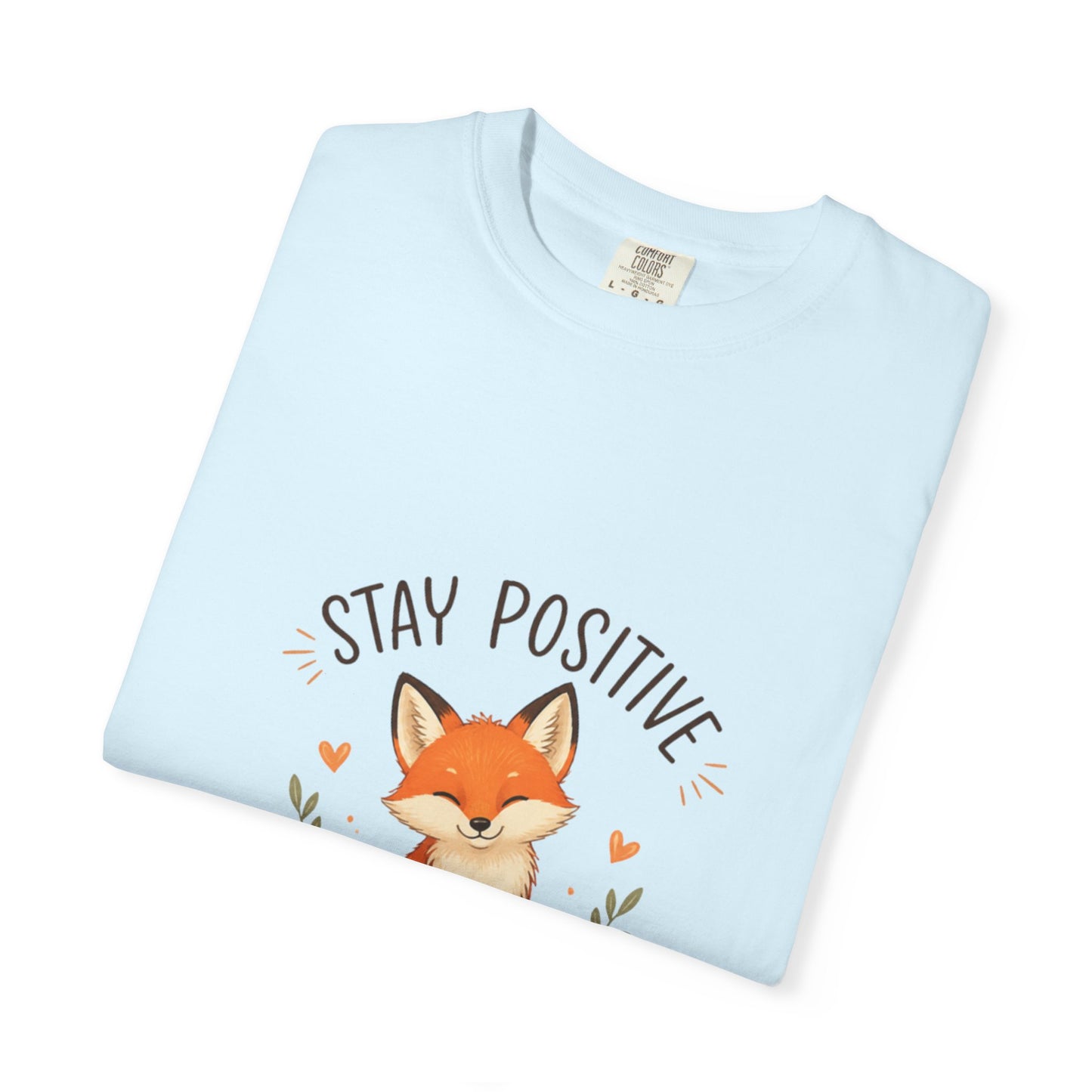 Fox Graphic T-Shirt — "Good Things Take Time" Stay Positive Inspirational Tee