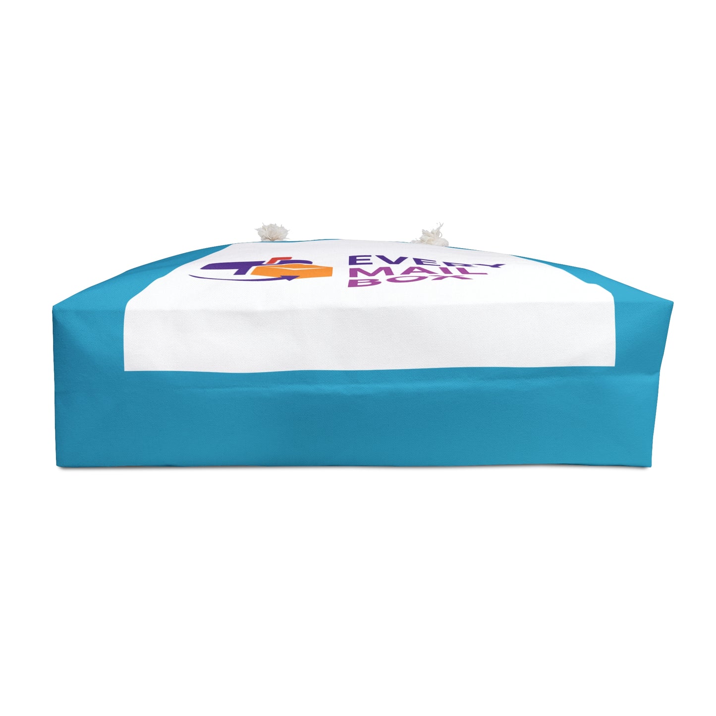 Blue and white mattress with 'Every Mattress' branding on a white background