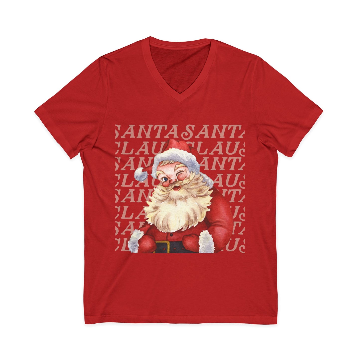 Unisex Jersey Short Sleeve V-Neck Tee