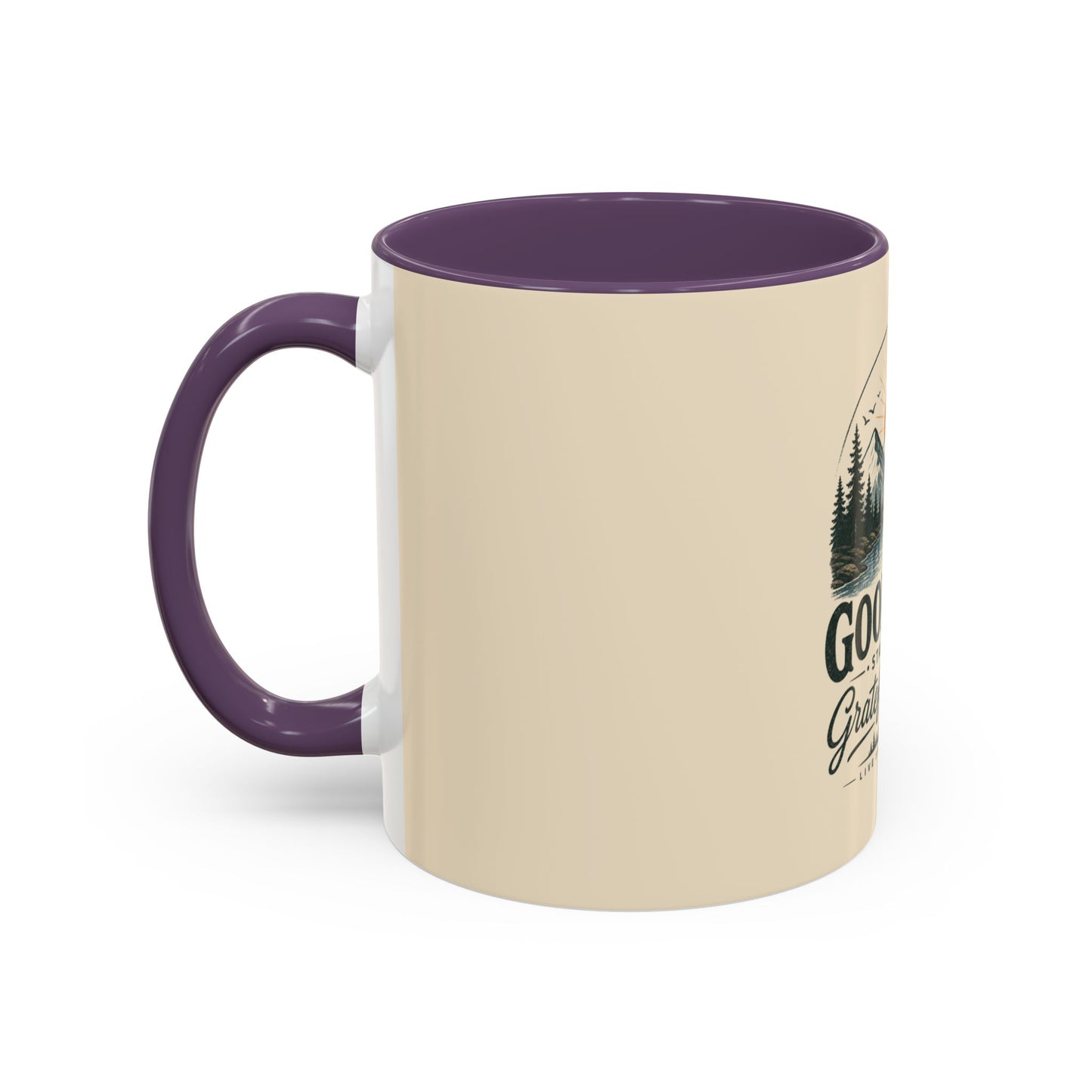 Mug - Good Days Start With Grateful Hearts Scenic Coffee Mug