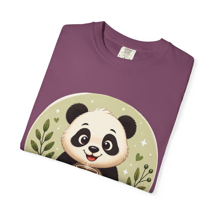 Good Energy Panda T-Shirt | Positive Vibes Cute Panda Graphic Tee for Women Men | Funny Motivational Animal Shirt | Soft Unisex Tee S–2XL