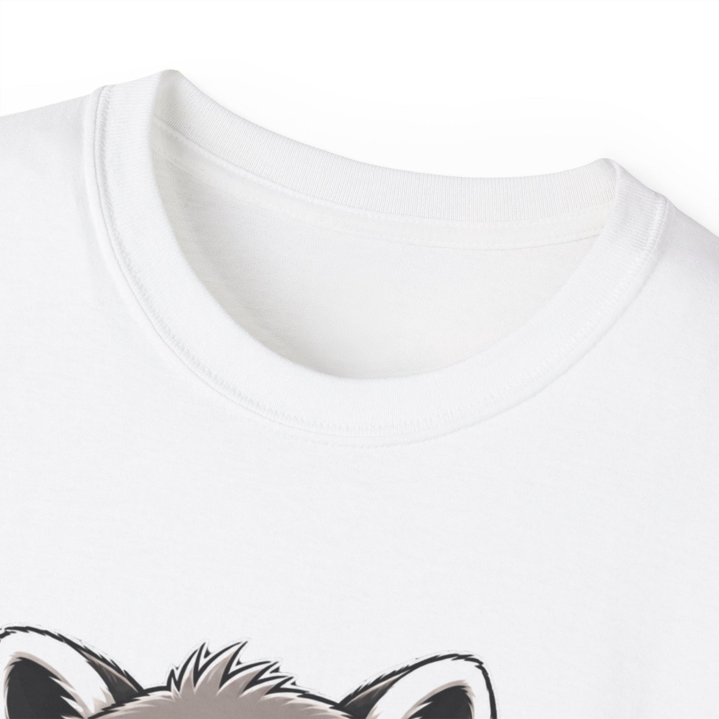 Cute Raccoon 'Coffee Makes Me Happy' Tee