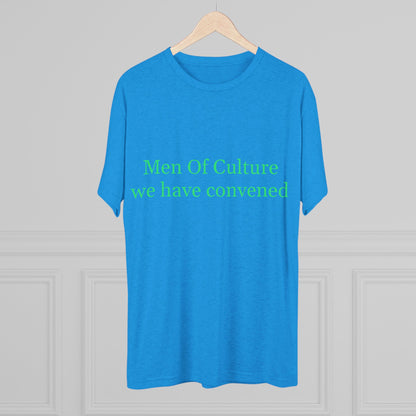 Men of Culture Tri‑Blend Tee with Fast Delivery