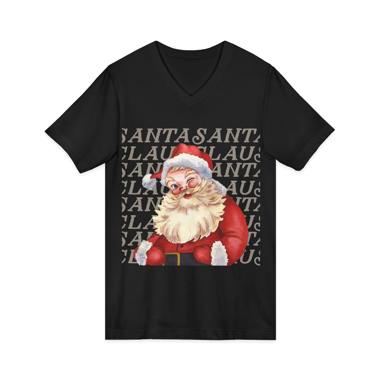 Unisex Jersey Short Sleeve V-Neck Tee