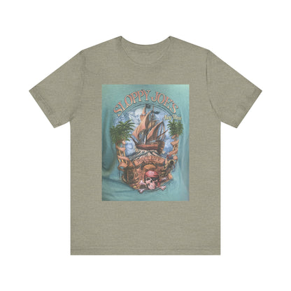 Funny Sloppy Joe graphic tee featuring a Key West theme, ideal for food lovers and retro style fans