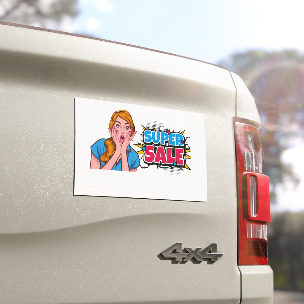 Woman super sale Car Magnets