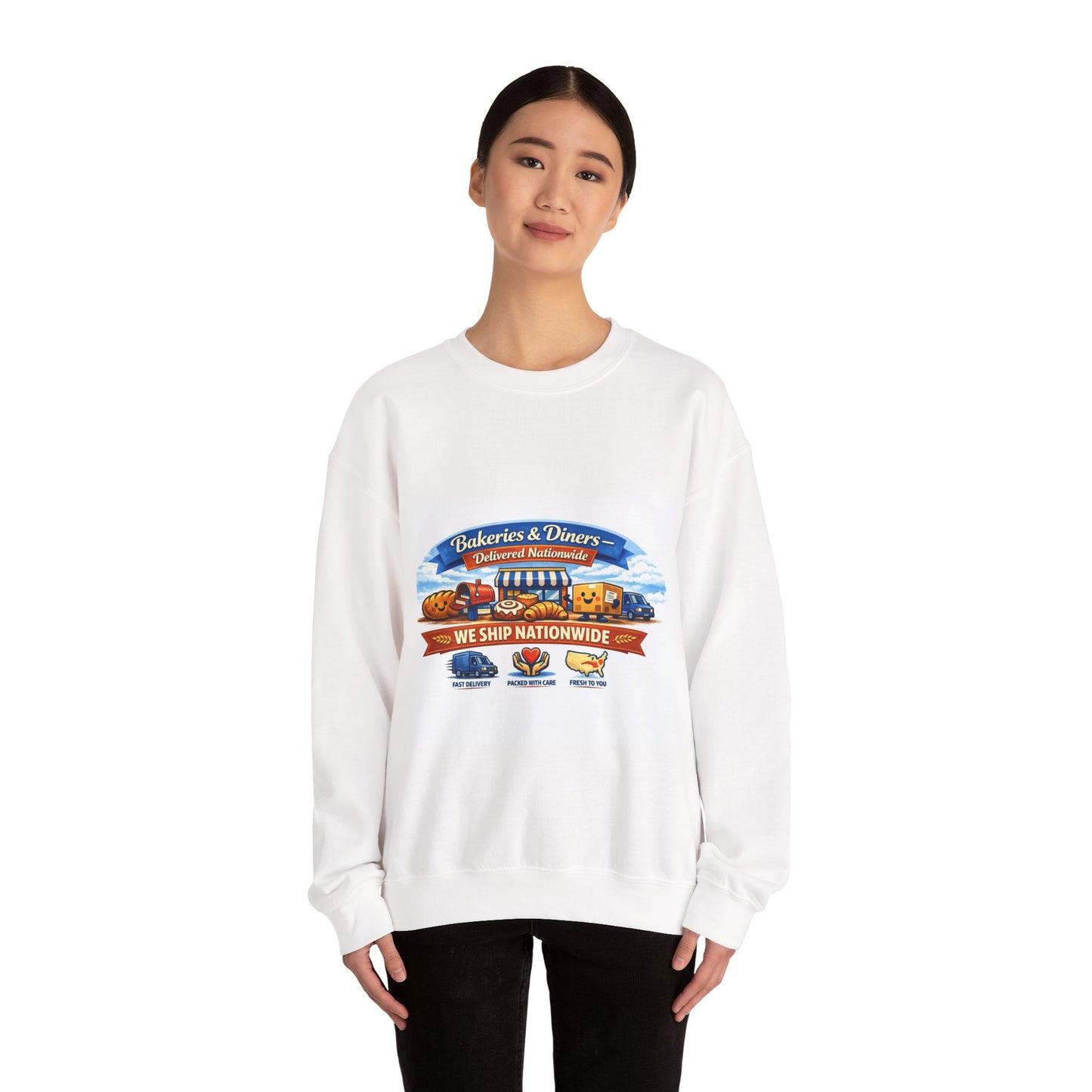 Bakery Diner Crewneck Sweatshirt – Unisex Heavy Blend™