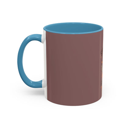 Stay Positive Fox Coffee Mug – 'Good Things Take Time' Inspirational Accent Mug