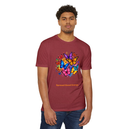 Butterfly Shirt - Spread Good Vibes - Colorful Nature Design - Positive Vibes